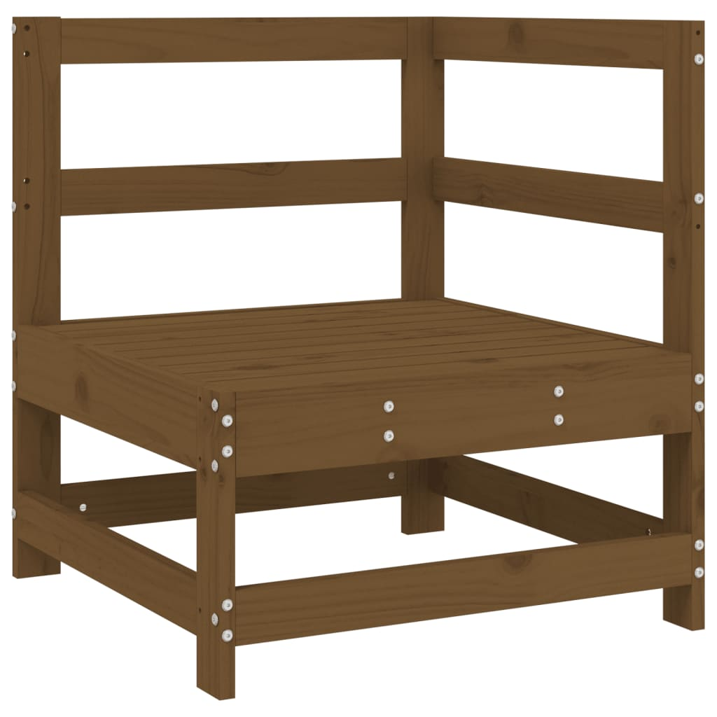 vidaXL 6 Piece Garden Lounge Set Honey Brown Solid Wood Pine