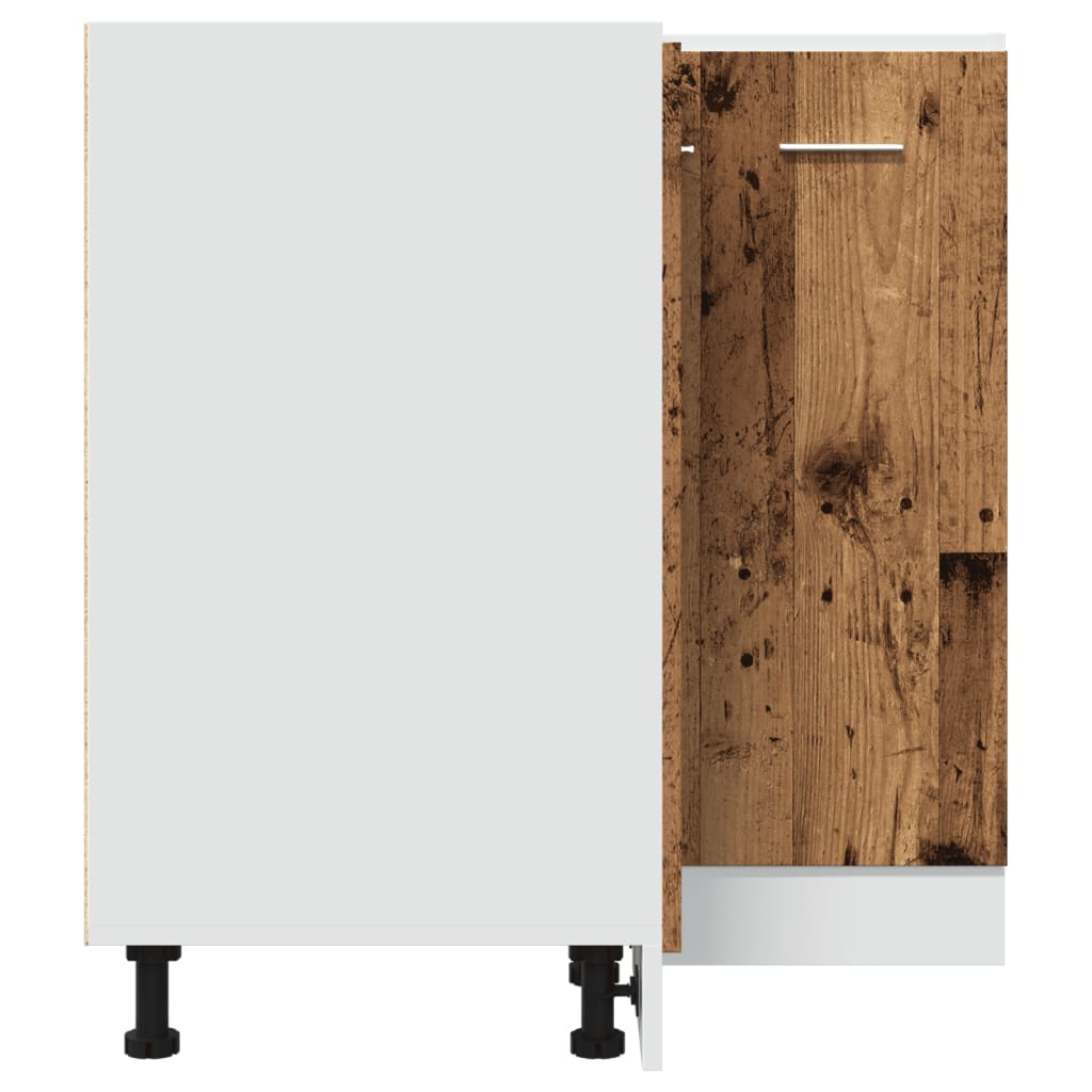 vidaXL Kitchen Cabinet Old Wood 75.5x75.5x81.5 cm Engineered Wood