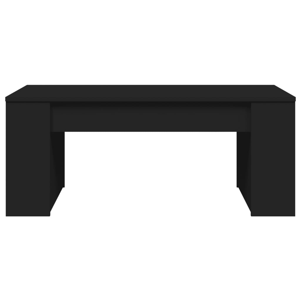 vidaXL Coffee Table Black 102x55x42 cm Engineered Wood