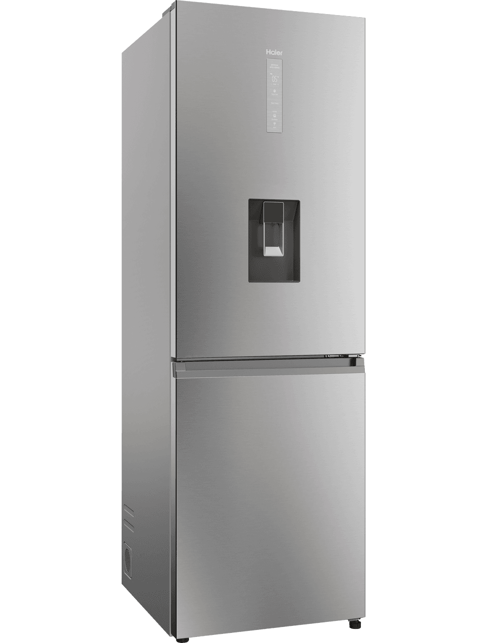 Haier HDPW5618DWPK 50/50 No Frost Fridge Freezer- Platinum Inox- D Rated