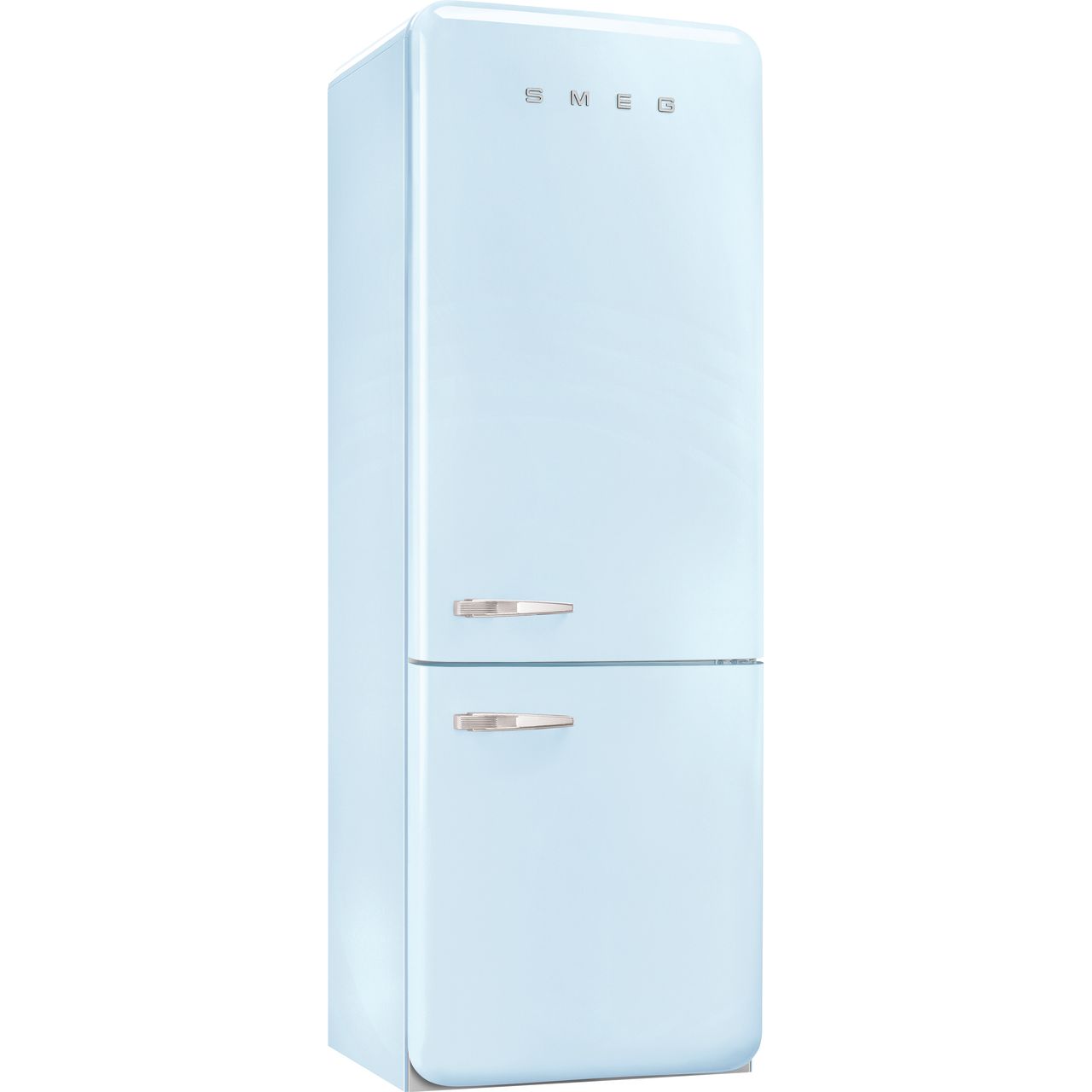 Smeg Right Hand Hinge FAB38RPB5 70/30 Fridge Freezer - Pastel Blue