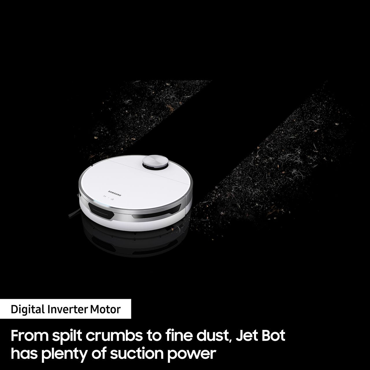 Samsung Jet™ Bot AI+ VR50T95735W Robotic Vacuum Cleaner - Misty White