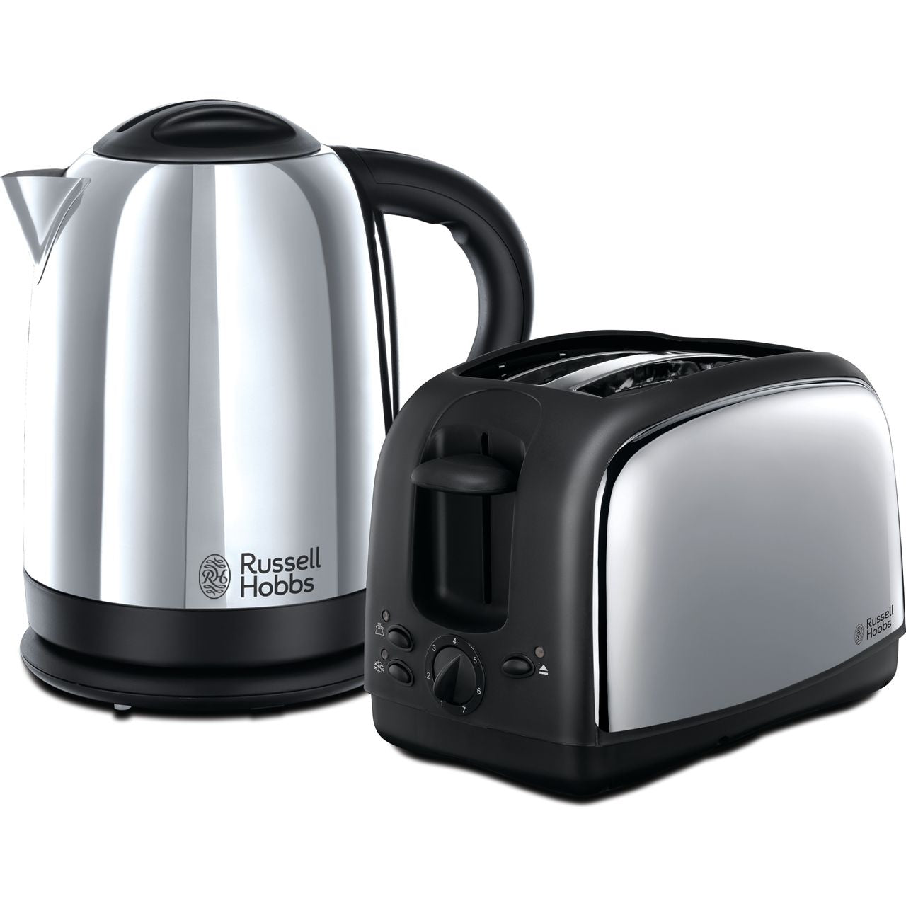 Russell Hobbs Lincoln 21830 Kettle And Toaster Set - Silver