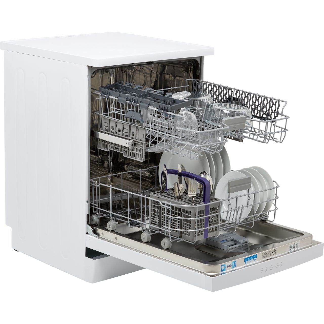 Beko BDFN15430W Standard Dishwasher - D Rated